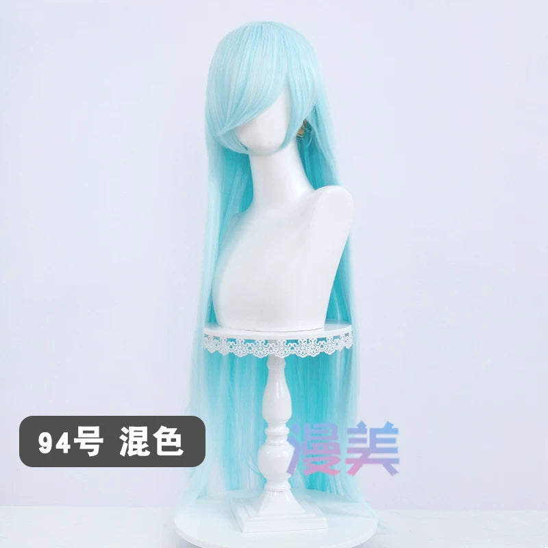 Manmei 100cm Long Straight Cosplay Wig for Anime, Costume & Character Styling