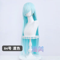 Manmei 100cm Long Straight Cosplay Wig for Anime, Costume & Character Styling