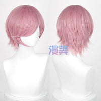 Manmei 30cm Thickened Layered Outward Flipped Short Cosplay Wig with Scalp Top