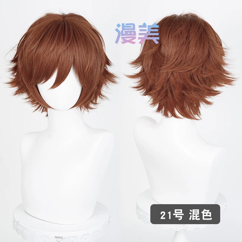 Manmei Upgraded 32cm Outward Flipped Universal Cosplay Wig Colors 1 – 72