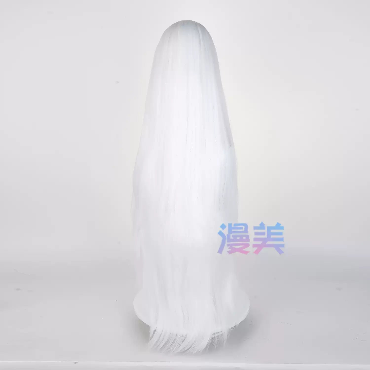 Manmei 100cm Middle Part Long Straight Universal Cosplay Wig with Silicone Scalp Top