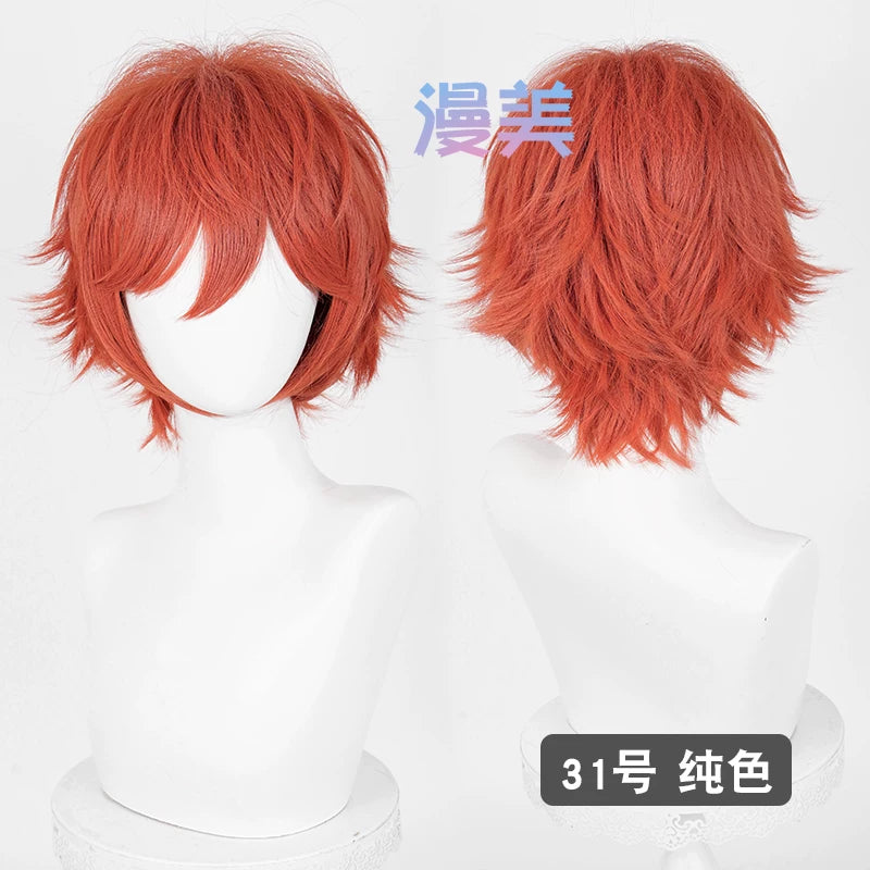 Manmei Upgraded 32cm Outward Flipped Universal Cosplay Wig Colors 1 – 72