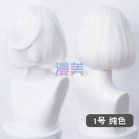 Manmei Bobo Bob Cut Inward Curled Short Universal Cosplay Wig