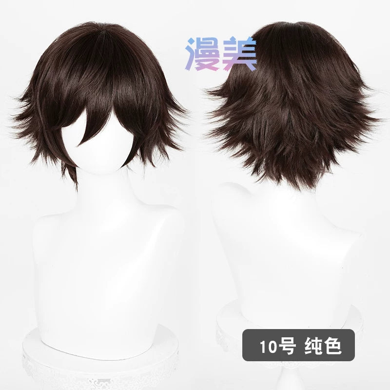 Manmei Upgraded 32cm Outward Flipped Universal Cosplay Wig Colors 1 – 72