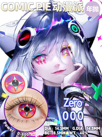 Comic Pie 000 1-Year Magenta Large Diameter Cosplay Contact Lenses – Path to Nowhere