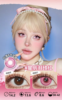 LENSPOP Red Collection 1-Day Anime Cosplay Contact Lenses