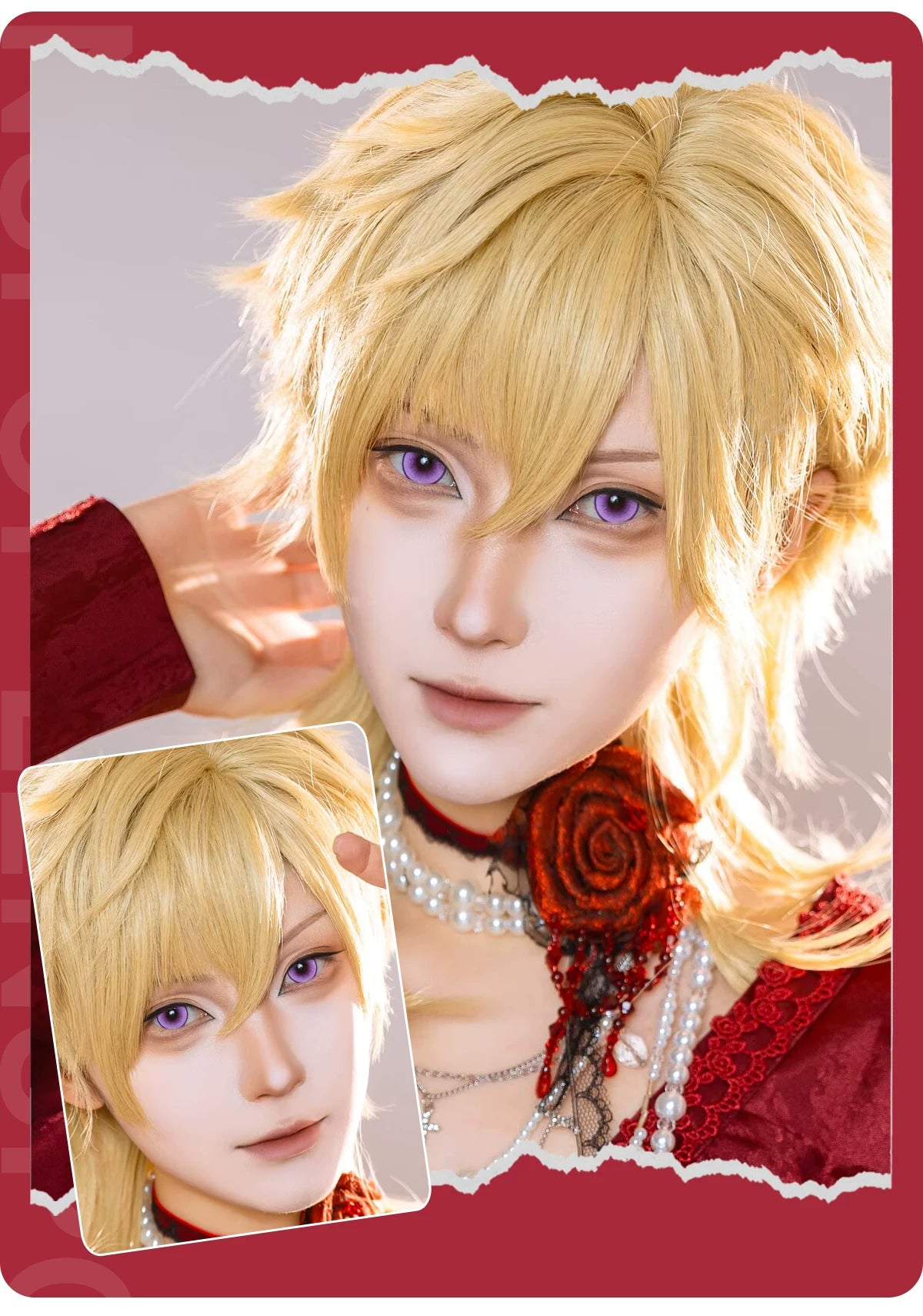 LENSPOP Firefly 6-Month Cosplay Contact Lenses – Forest Blue Green Purple Sandwich Series