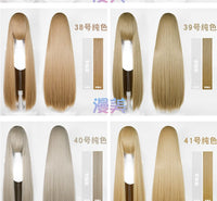 Manmei 600g Upgraded Thickened 100cm Long Straight Universal Cosplay Wig – 168 Colors