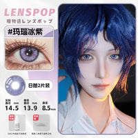 LENSPOP Purple Collection 1-Day Anime Cosplay Contact Lenses