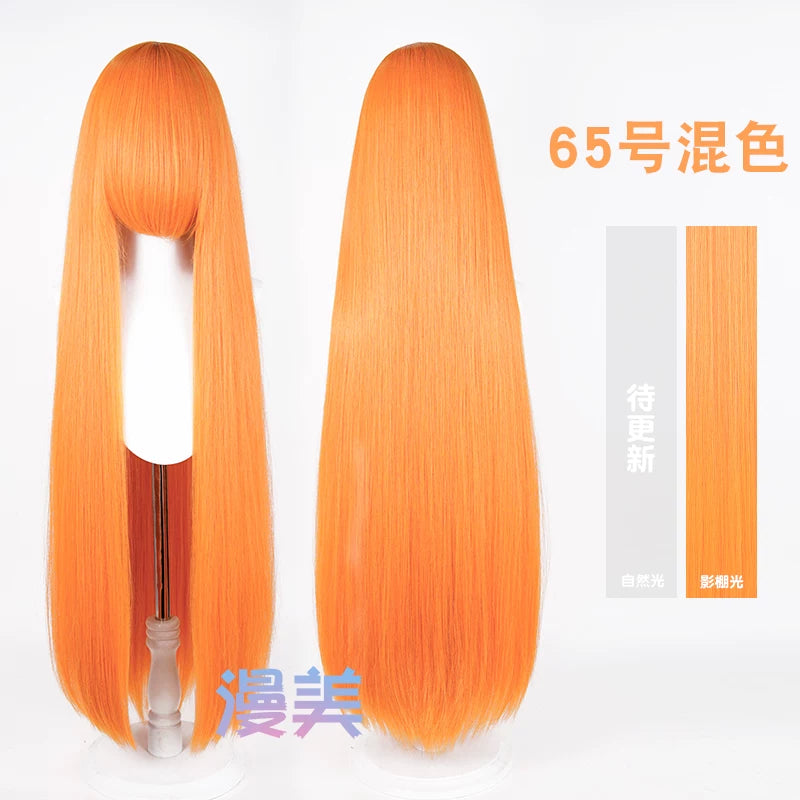 Manmei 600g Upgraded Thickened 100cm Long Straight Universal Cosplay Wig – 168 Colors