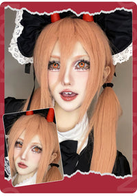 LENSPOP Power 6-Month Golden Ring Chainsaw Man Cosplay Contact Lenses