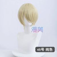 Manmei 30cm Face Framing Short Universal Cosplay Wig with Scalp Top