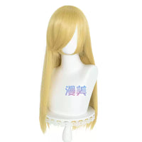 Manmei 60cm Long Straight Universal Cosplay Wig with Long Bangs