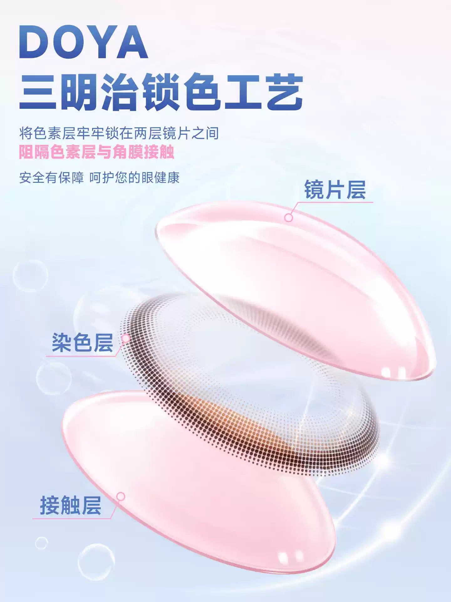 DOYA Blue Cosplay Contact Lenses (1 Day to 1 Month)