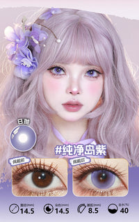 LENSPOP Purple Collection 1-Day Anime Cosplay Contact Lenses
