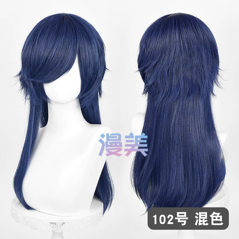 Manmei Medium Long Outward Flipped Wolf Tail Universal Cosplay Wig