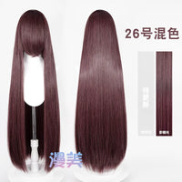 Manmei 600g Upgraded Thickened 100cm Long Straight Universal Cosplay Wig – 168 Colors