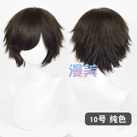 Manmei 30cm Teased Outward Flipped Short Universal Cosplay Wig