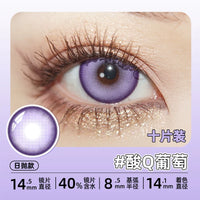 DGUGULENS Purple 1-Day Anime Cosplay Contact Lenses
