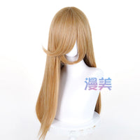 Manmei 60cm Long Straight Universal Cosplay Wig with Long Bangs