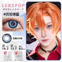 LENSPOP Blue Collection 1-Day Anime Cosplay Contact Lenses