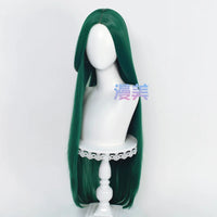 Manmei 100cm Middle Part Long Straight Universal Cosplay Wig with Silicone Scalp Top