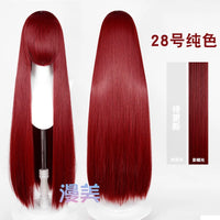 Manmei 600g Upgraded Thickened 100cm Long Straight Universal Cosplay Wig – 168 Colors