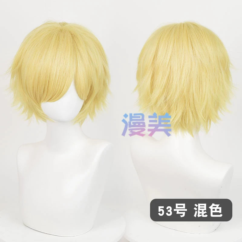 Manmei 30cm Teased Outward Flipped Short Universal Cosplay Wig