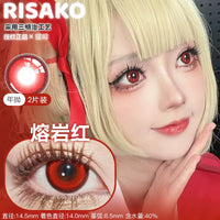 CUPID x RISAKO Red Daily Disposable Cosplay Contact Lenses