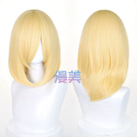 Manmei 40cm Medium Length Universal Cosplay Wig with Inward Curved Ends