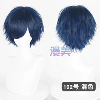 Manmei 30cm Teased Outward Flipped Short Universal Cosplay Wig