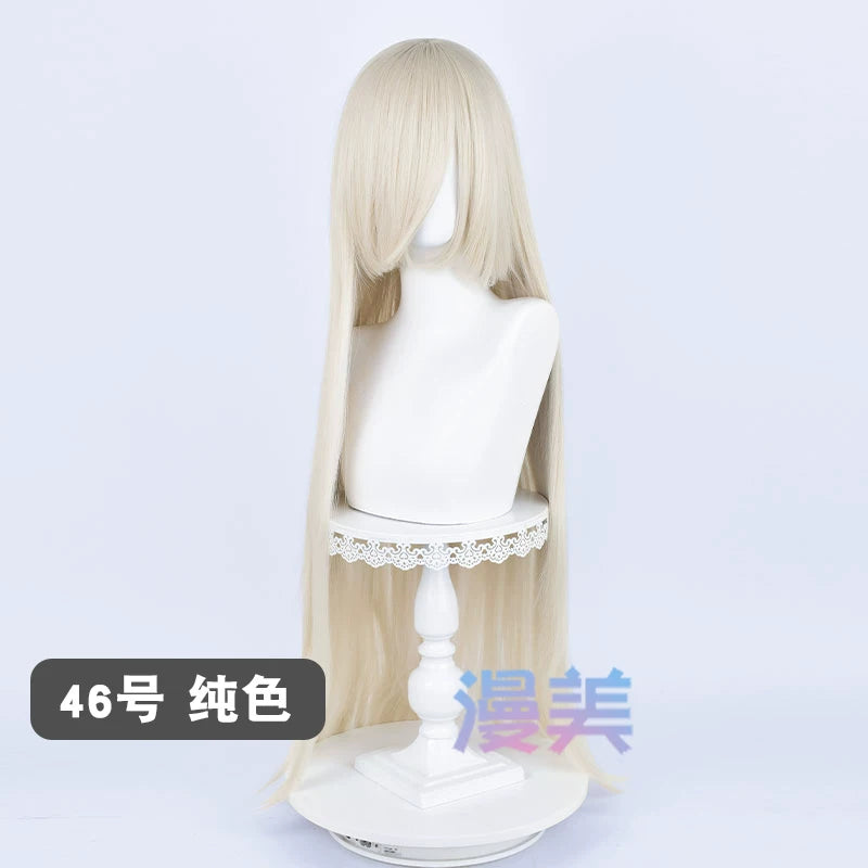 Manmei 100cm Long Straight Cosplay Wig for Anime, Costume & Character Styling