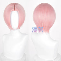 Manmei 30cm Thickened Middle Part Short Cosplay Wig with Scalp Top