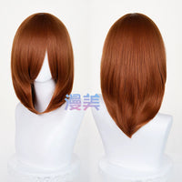 Manmei 40cm Medium Length Universal Cosplay Wig with Inward Curved Ends