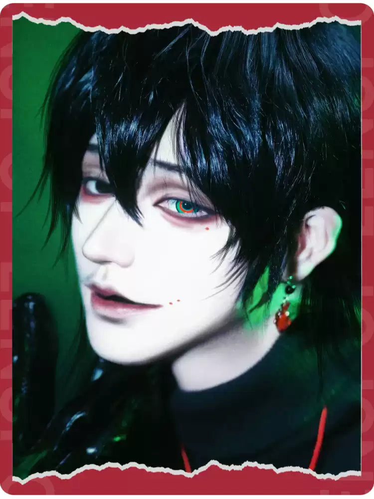 LENSPOP Head Seven Tales 1-Day Cosplay Contact Lenses | Black Green