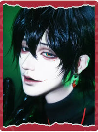 LENSPOP Head Seven Tales 1-Day Cosplay Contact Lenses | Black Green