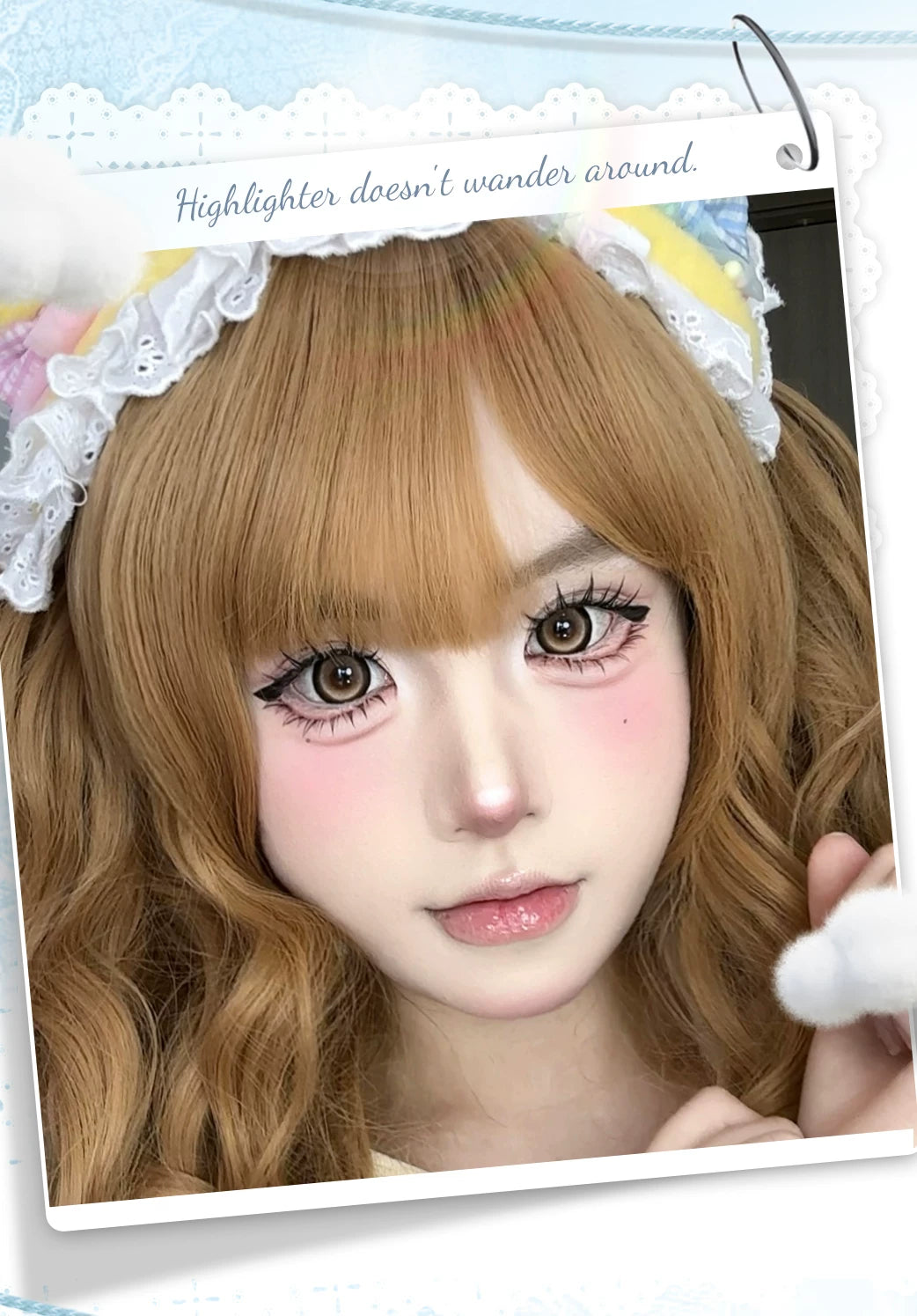 LENSPOP × Liya Cloud Gap Glow 1-Day Large Diameter Cosplay Contact Lenses – Fixed Axis High Highlight