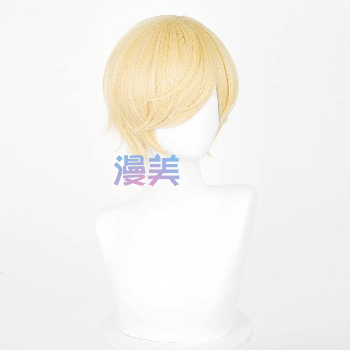 Manmei 30cm Thickened Layered Outward Flipped Short Cosplay Wig with Scalp Top
