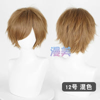 Manmei 30cm Teased Outward Flipped Short Universal Cosplay Wig
