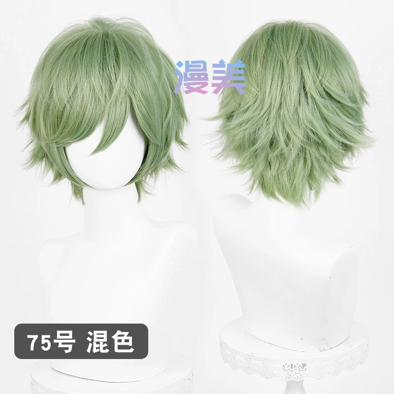 Manmei Upgraded 32cm Outward-Flipped Universal Cosplay Wig Colors 73 – 168
