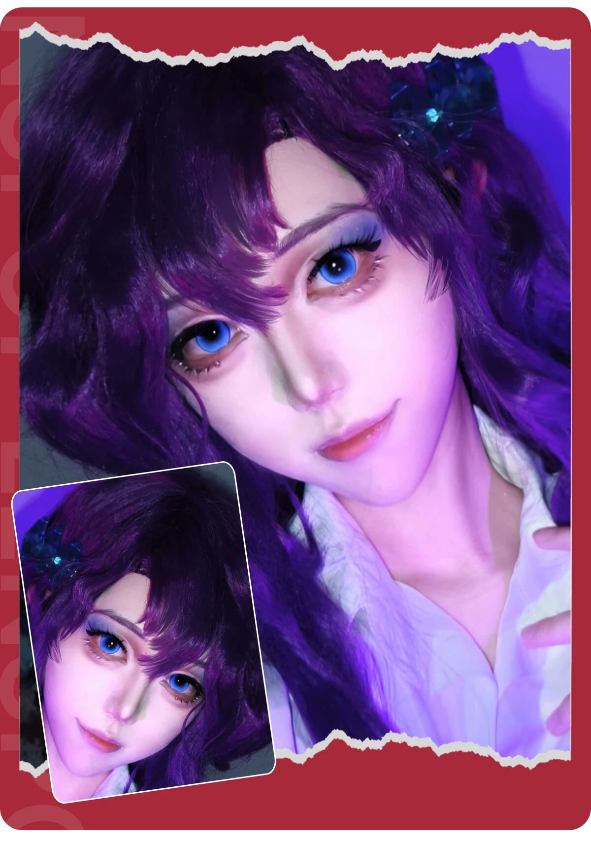 LENSPOP Firefly 6-Month Cosplay Contact Lenses – Forest Blue Green Purple Sandwich Series