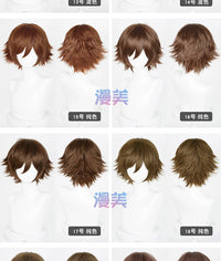 Manmei Upgraded 32cm Outward Flipped Universal Cosplay Wig Colors 1 – 72