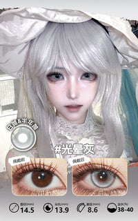 LENSPOP Gray Collection 1-Day Anime Cosplay Contact Lenses