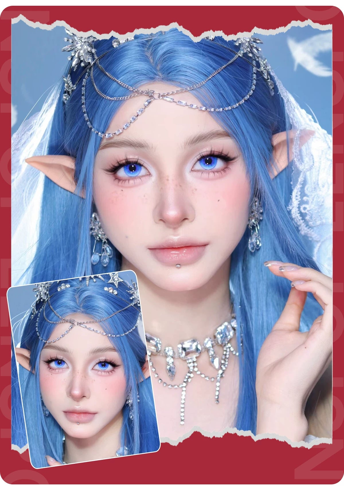 LENSPOP Moon 6-Month Cosplay Contact Lenses – Sandwich Highlight Series