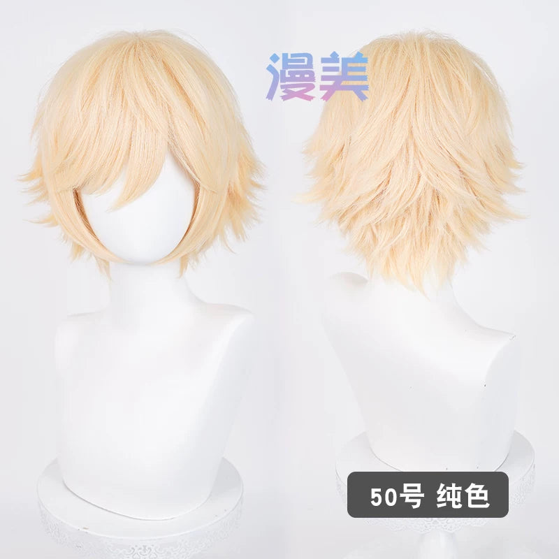 Manmei Upgraded 32cm Outward Flipped Universal Cosplay Wig Colors 1 – 72