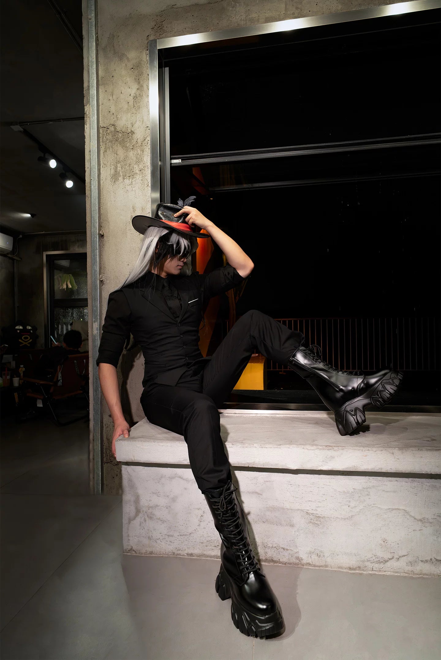 XIAODOUZI 4.0 18cm Height-Increasing Cosplay Martin Boots