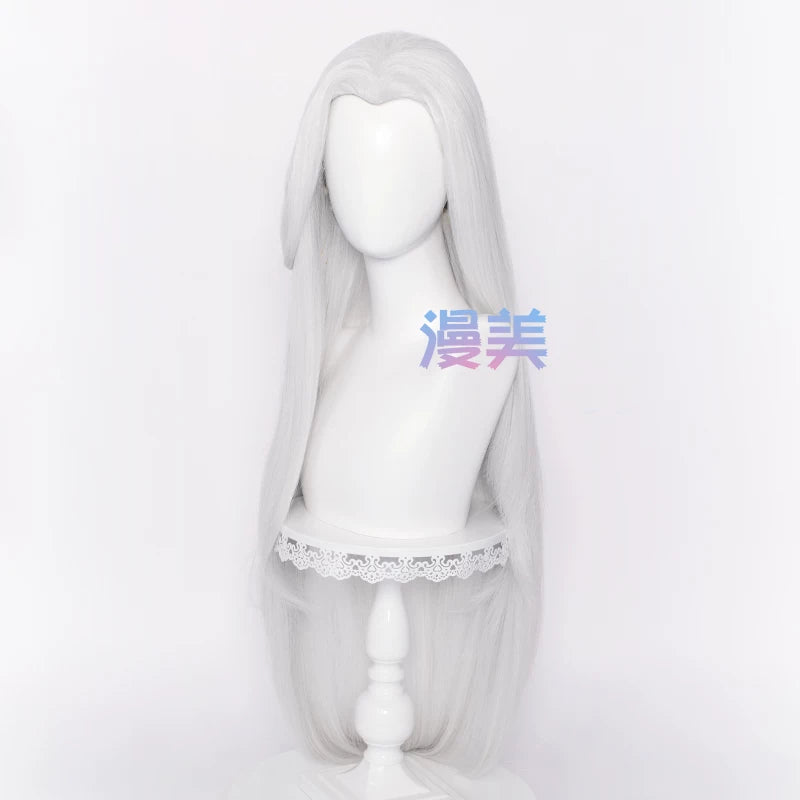 Manmei Unisex Traditional Style Middle Part Cosplay Wig with Widow's Peak – Multiple Colors