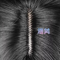 Manmei Medium Long Outward Flipped Wolf Tail Cosplay Wig with Scalp Top