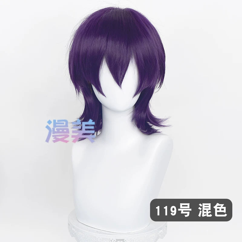 Manmei 37cm Outward Flipped Wolf Cut Universal Cosplay Wig