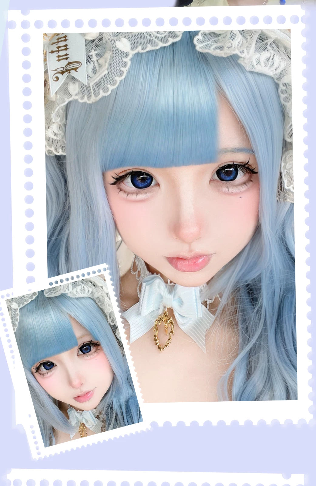 LENSPOP × Liya Dream in a Cage 14.5mm Large Diameter 1-Day Gothic Contact Lenses